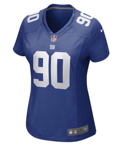 Alternative view of Ryder Anderson New York Giants Nike Women's Game Player Jersey - Royal