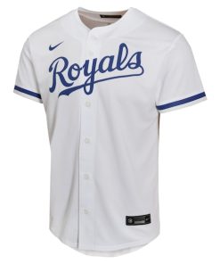 Alternative view of Bobby Witt Jr. Kansas City Royals Nike Youth Home Game Player Jersey - White