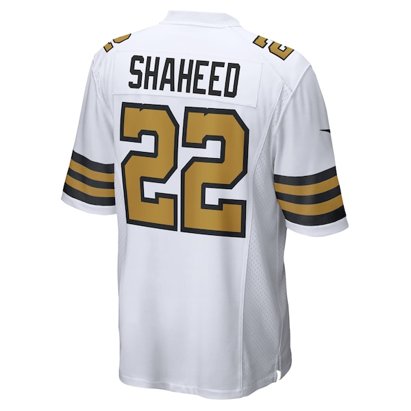 Rashid Shaheed New Orleans Saints Nike Alternate Game Jersey - White/Black - Image 4