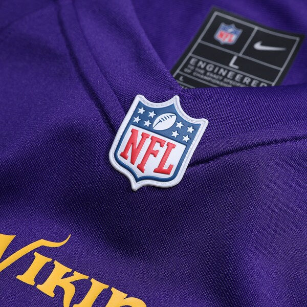 Brian Asamoah II Minnesota Vikings Nike Game Jersey - Purple - Image 4