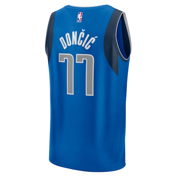 Luka Don?i? Dallas Mavericks Fast Break Replica Player Jersey - Icon Edition - Blue - Image 3