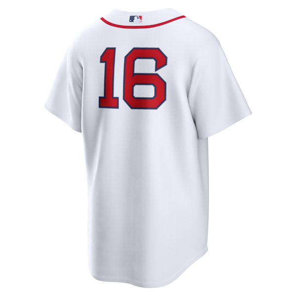 Jarren Duran Boston Red Sox Nike Home Replica Jersey - White - Image 3