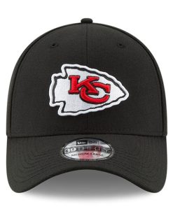 Alternative view of Kansas City Chiefs New Era Super Bowl LVIII Champions Side Patch 39THIRTY Flex Hat - Black