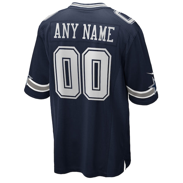 Dallas Cowboys Nike Custom Game Jersey - Navy - Image 3