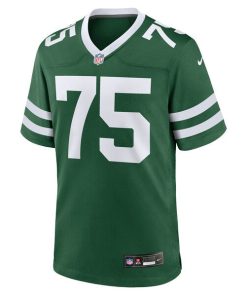 Alternative view of Alijah Vera-Tucker New York Jets Nike Team Game Jersey - Legacy Green