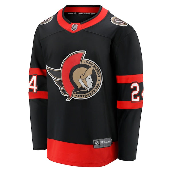 Dylan Cozens Ottawa Senators Home Breakaway Jersey - Black - Image 2