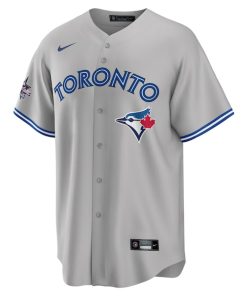 Alternative view of Toronto Blue Jays Nike 2025 MLB All-Star Game Away Replica Jersey - Gray