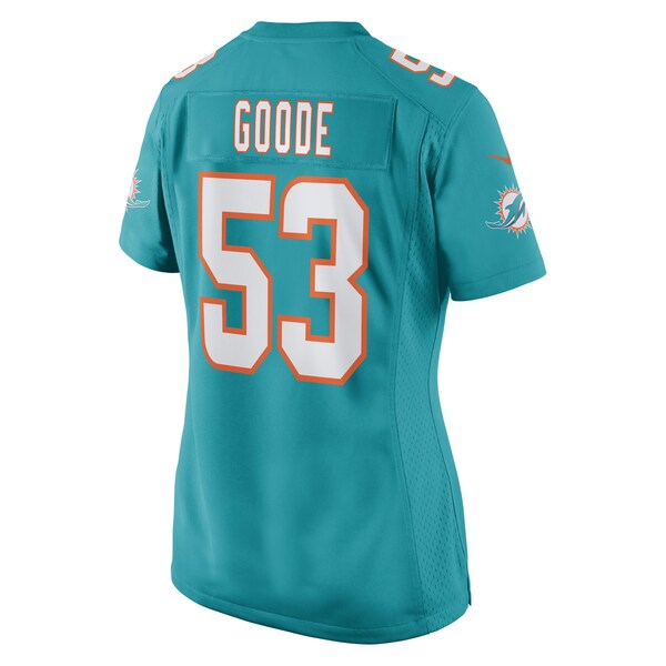 Cameron Goode Miami Dolphins Nike Women's Game Player Jersey - Aqua - Image 3