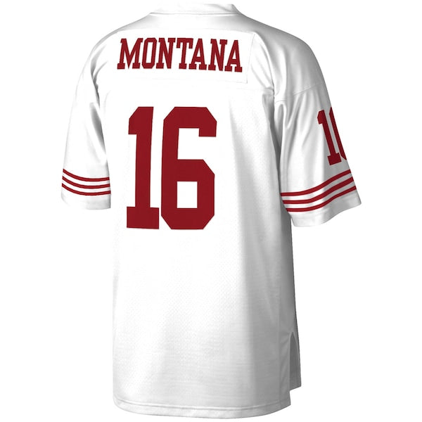 Joe Montana San Francisco 49ers Legacy Replica Jersey - White/Scarlet - Image 4