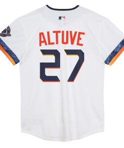 Alternative view of Jose Altuve Houston Astros Nike Preschool 2025 City Connect Limited Player Jersey - White