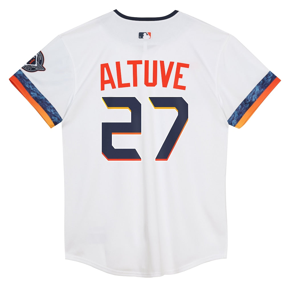 Jose Altuve Houston Astros Nike Preschool 2025 City Connect Limited Player Jersey - White - Image 2