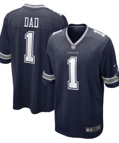 Number 1 Dad Dallas Cowboys Nike Game Jersey - Navy
