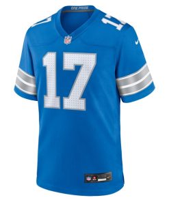 Alternative view of Michael Badgley Detroit Lions Nike Team Game Jersey -  Blue