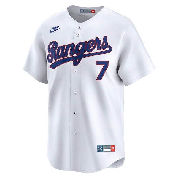 Ivan Rodriguez Texas Rangers Nike Throwback Cooperstown Collection Limited Jersey - White - Image 2