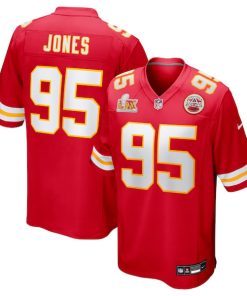 Chris Jones Kansas City Chiefs Nike Super Bowl LIX Game Jersey - Red
