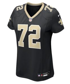 Alternative view of Asim Richards New Orleans Saints Nike Women's Team Game Jersey -  Black