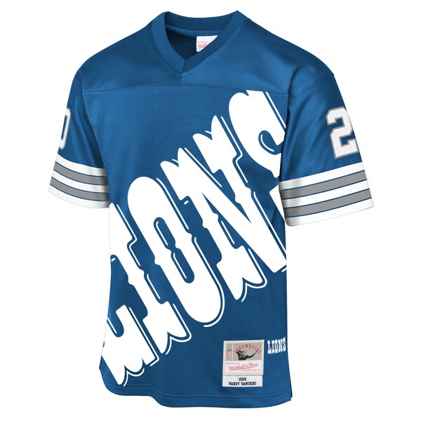 Barry Sanders Detroit Lions Youth 1996 Throwback Fashion Jersey - Blue - Image 2