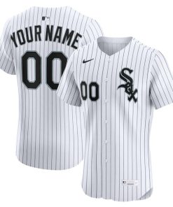 Chicago White Sox Nike Home Elite Custom Jersey - White