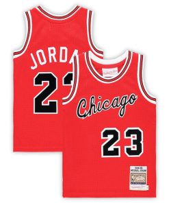 Michael Jordan Chicago Bulls Preschool Hardwood Classics 1984/85 Authentic Swingman Jersey - Red