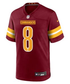 Alternative view of Marcus Mariota Washington Commanders Nike Team Game Jersey -  Burgundy