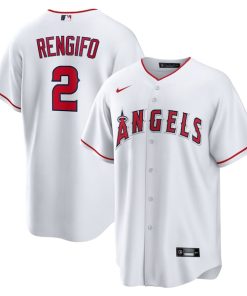 Luis Rengifo Los Angeles Angels Nike Home Replica Jersey - White