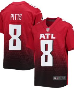 Kyle Pitts Atlanta Falcons Nike Youth Game Jersey - Red/Black