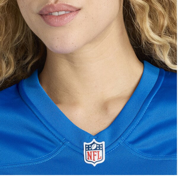 D.J. Reed Detroit Lions Nike Women's Team Game Jersey - Blue - Image 8