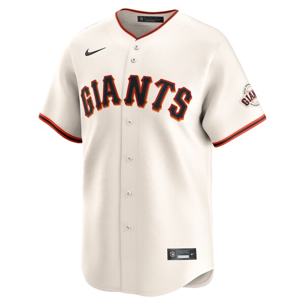 San Francisco Giants Nike Home Limited Custom Jersey - Cream - Image 2