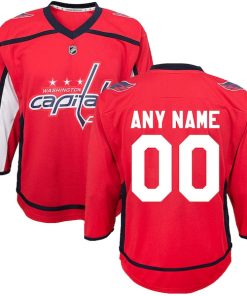 Washington Capitals Preschool Home Replica Custom Jersey - Red