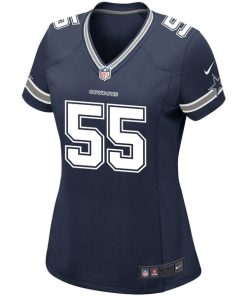 Alternative view of Leighton Vander Esch Dallas Cowboys Nike Women's Game Player Jersey - Navy