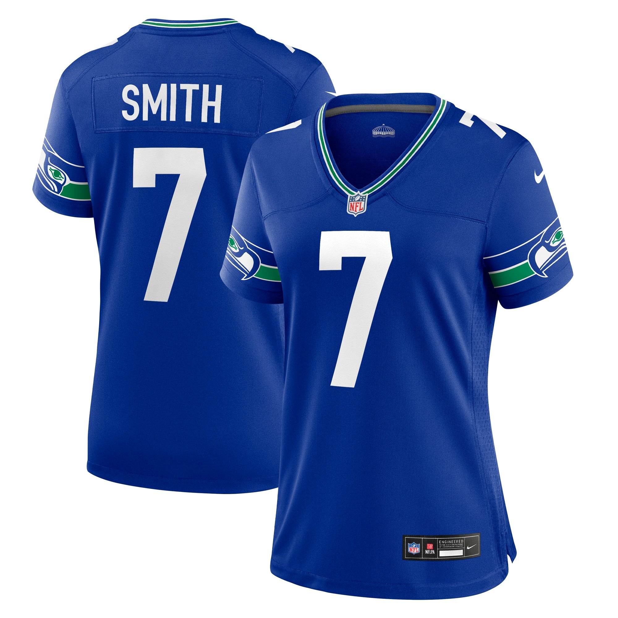 Geno Smith Seattle Seahawks Nike Women's Player Jersey - Navy/Royal - Image 5
