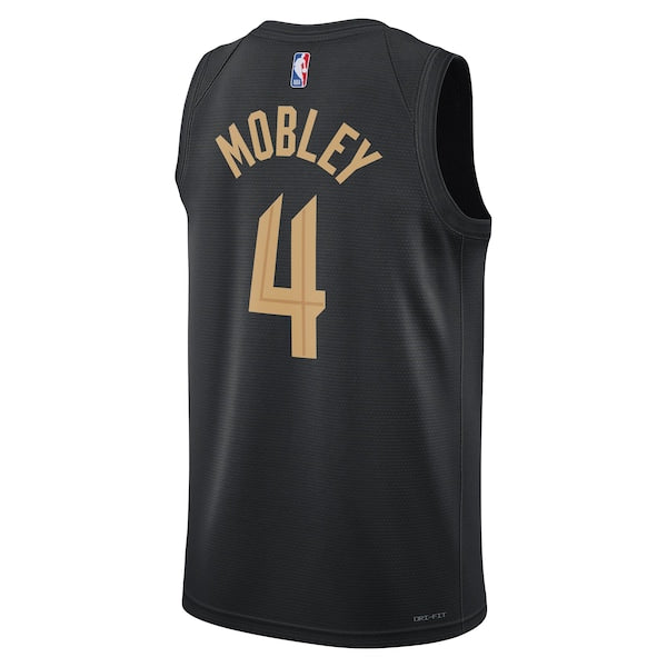 Evan Mobley Cleveland Cavaliers Jordan Brand Unisex Swingman Jersey - Statement Edition - Black - Image 3