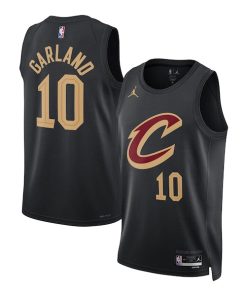 Darius Garland Cleveland Cavaliers Jordan Brand Unisex Swingman Jersey - Statement Edition - Black