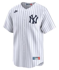 Alternative view of New York Yankees Nike Cooperstown Collection Limited Jersey - White