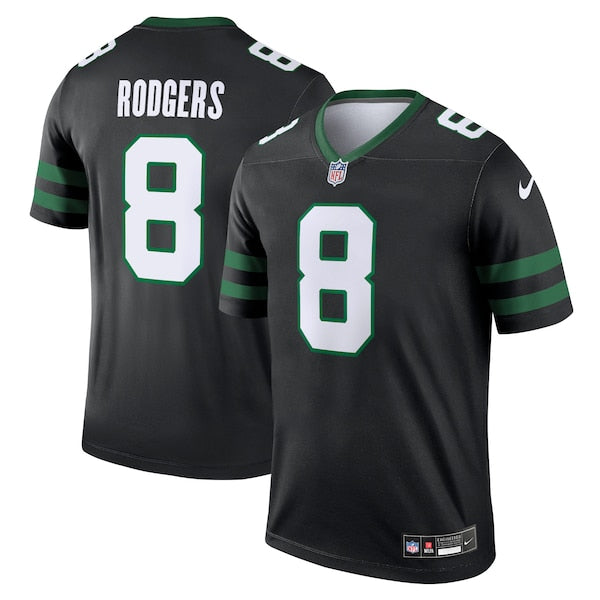 Aaron Rodgers New York Jets Nike Alternate Legend Jersey - Legacy Black
