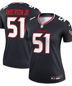 Will Anderson Jr. Houston Texans Nike Women's Legend Player Performance Top -  Navy