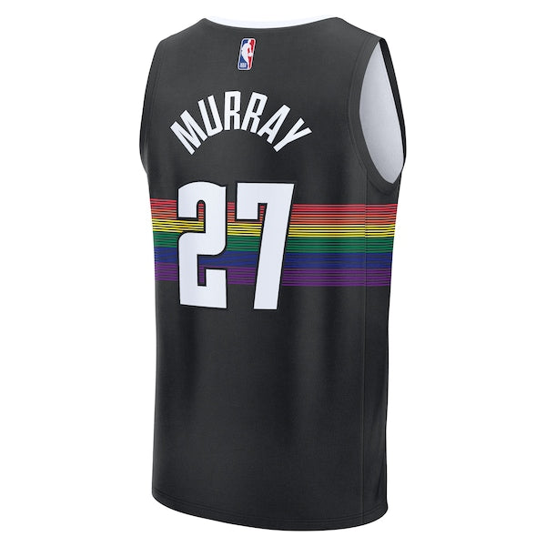 Jamal Murray Denver Nuggets 2025/26 City Edition Fast Break Jersey - Black - Image 3
