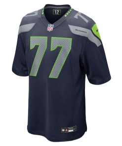 Alternative view of Bryce Cabeldue Seattle Seahawks Nike Team Game Jersey -  College Navy