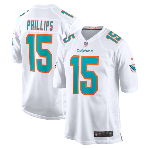 Jaelan Phillips Miami Dolphins Nike Game Jersey - White/Aqua