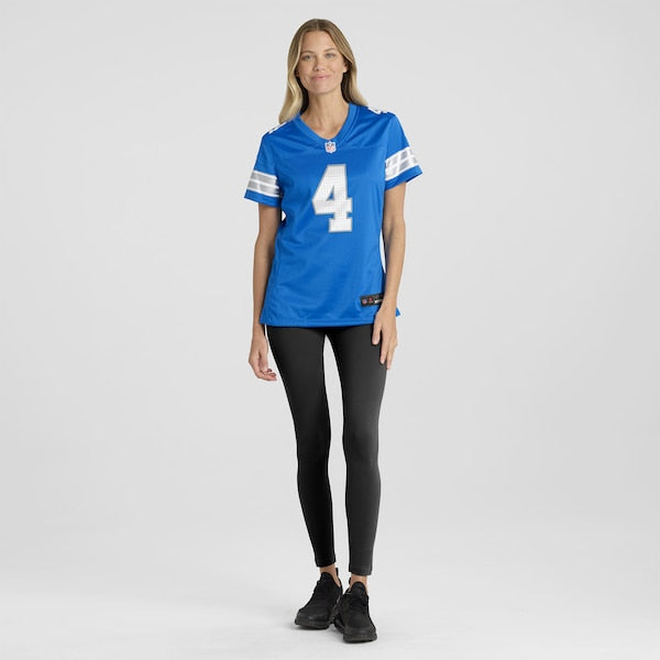 D.J. Reed Detroit Lions Nike Women's Team Game Jersey - Blue - Image 4
