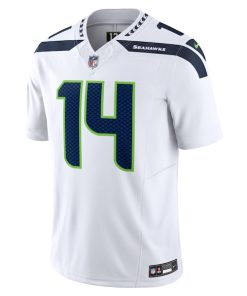 Alternative view of DK Metcalf Seattle Seahawks Nike Vapor F.U.S.E. Limited Jersey - White
