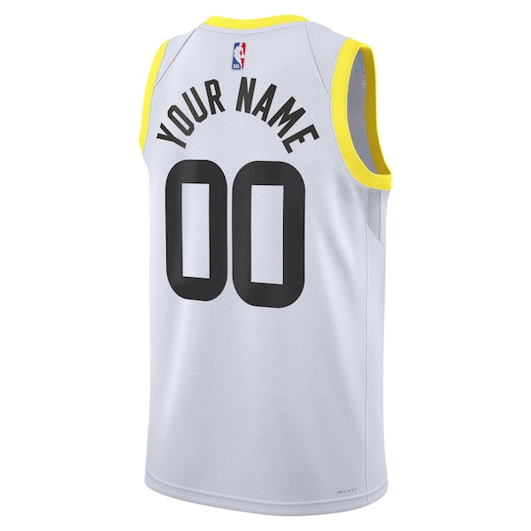 Utah Jazz Nike Unisex Swingman Custom Jersey White - Association Edition - Image 3