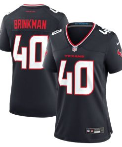 Austin Brinkman Houston Texans Nike Women's Team Game Jersey -  Navy