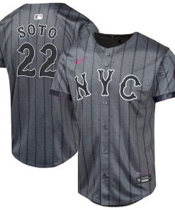 Juan Soto New York Mets Nike Youth City Connect Limited Jersey  - Gray