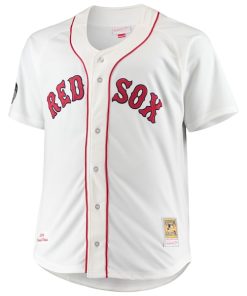 Alternative view of David Ortiz Boston Red Sox Big & Tall Home Authentic Player Jersey - White
