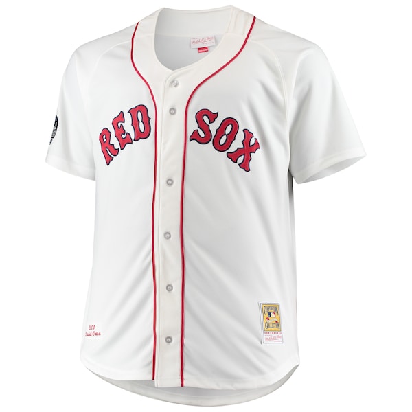 David Ortiz Boston Red Sox Big & Tall Home Authentic Player Jersey - White - Image 2