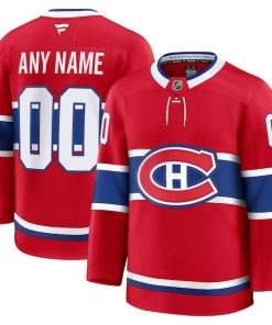 Montreal Canadiens  Home Premium Custom Jersey - Red/White