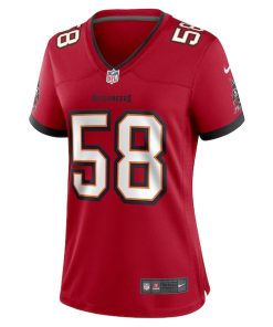 Alternative view of Markees Watts Tampa Bay Buccaneers Nike Women's  Game Jersey -  Red