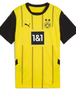 Alternative view of Borussia Dortmund Puma Women's 2024/25 Home Replica Jersey - Yellow