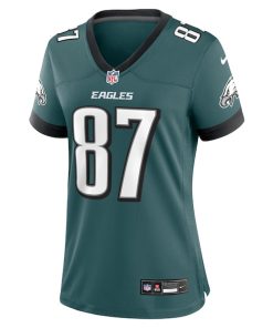 Alternative view of C.J. Uzomah Philadelphia Eagles Nike Women's Team Game Jersey - Midnight Green